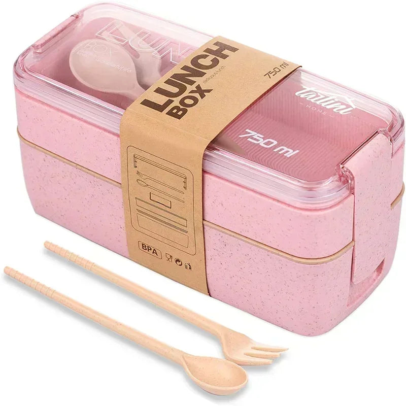 3-In-1 Eco-Friendly Bento Box