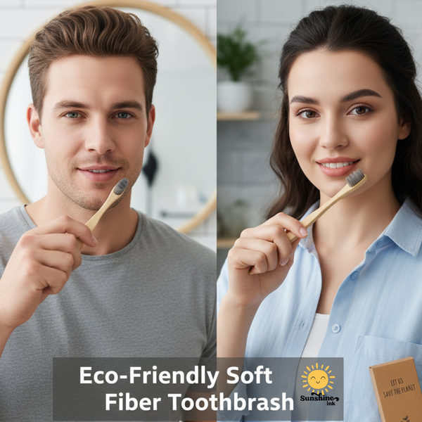 Eco-Friendly Soft Fiber Toothbrush