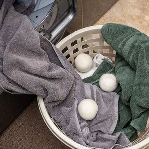 6Pcs Natural Wool Laundry Ball Set