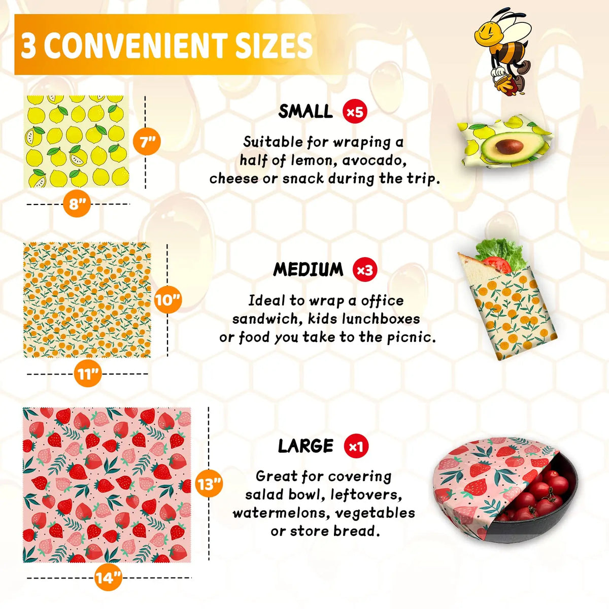 Reusable Beeswax Food Wrap
