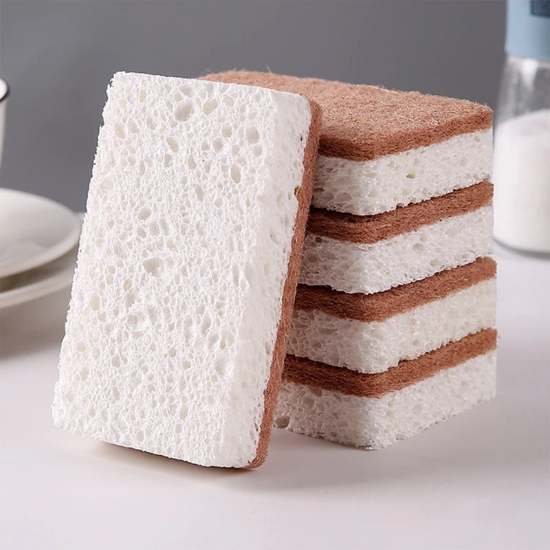 5Pcs Natural Scrub Sponge Set