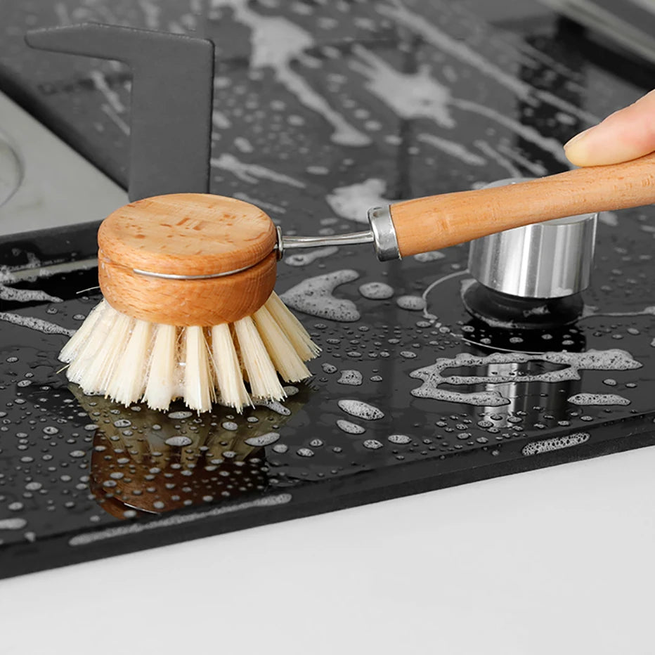 Bamboo Kitchen Cleaning Brush