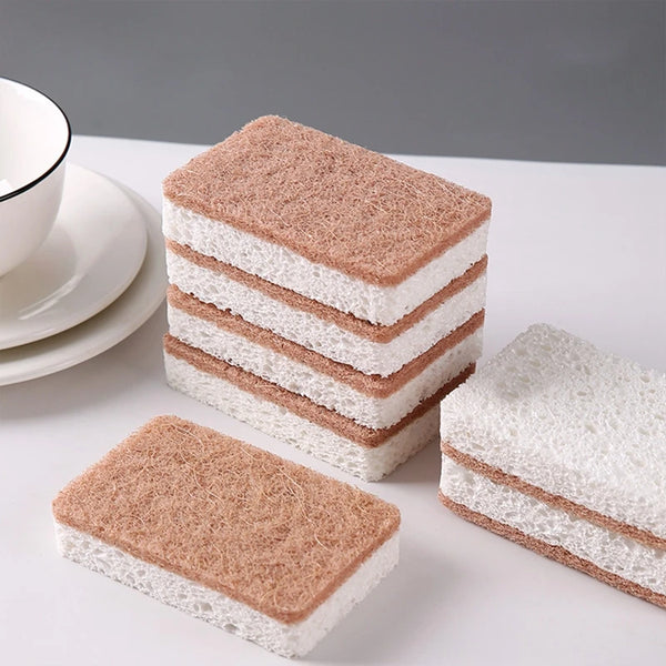 5Pcs Natural Scrub Sponge Set