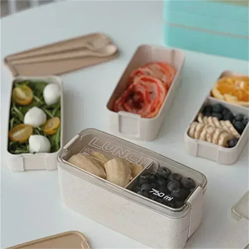 3-In-1 Eco-Friendly Bento Box