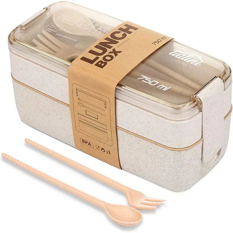 3-In-1 Eco-Friendly Bento Box