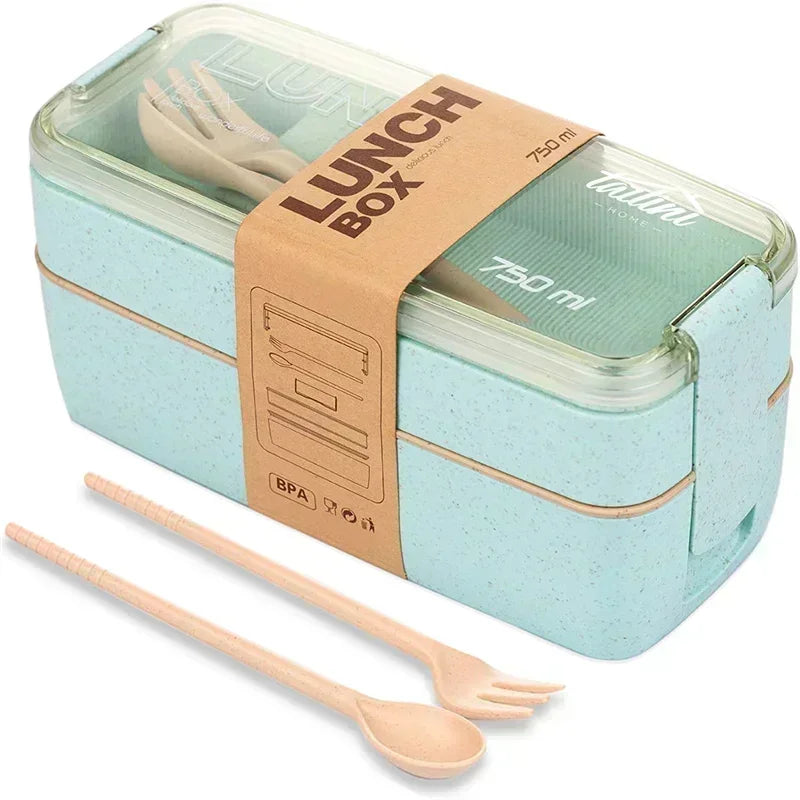 3-In-1 Eco-Friendly Bento Box