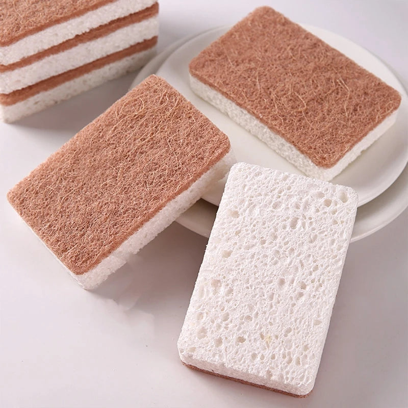 5Pcs Natural Scrub Sponge Set